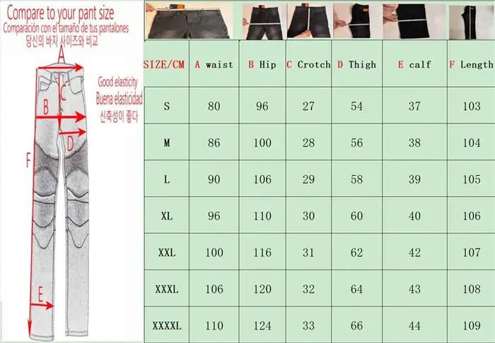 Jean moto pantalons Motocicleta Hombre jean à plumes Version Standard pantalon de conduite en voitur