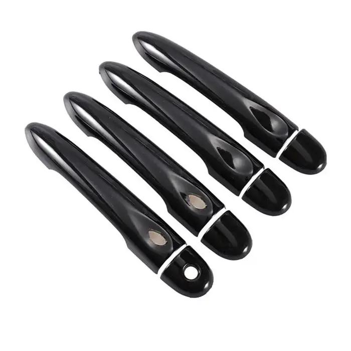 Garniture de poignée de porte noire brillante, accessoires de style, pour Renault Megane 3 MK3 III 2