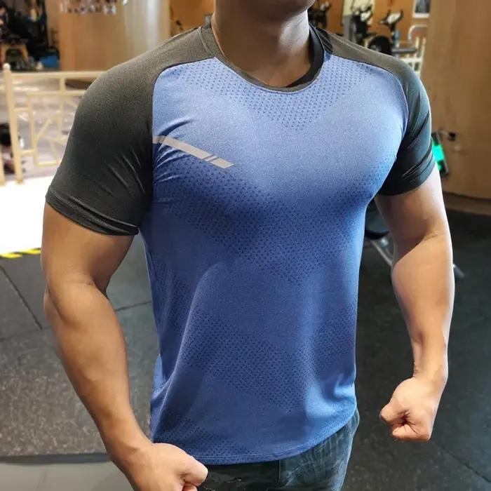 T-shirt de sport à manches courtes pour hommes, course à pied en plein air, entraînement, Y-Marathon