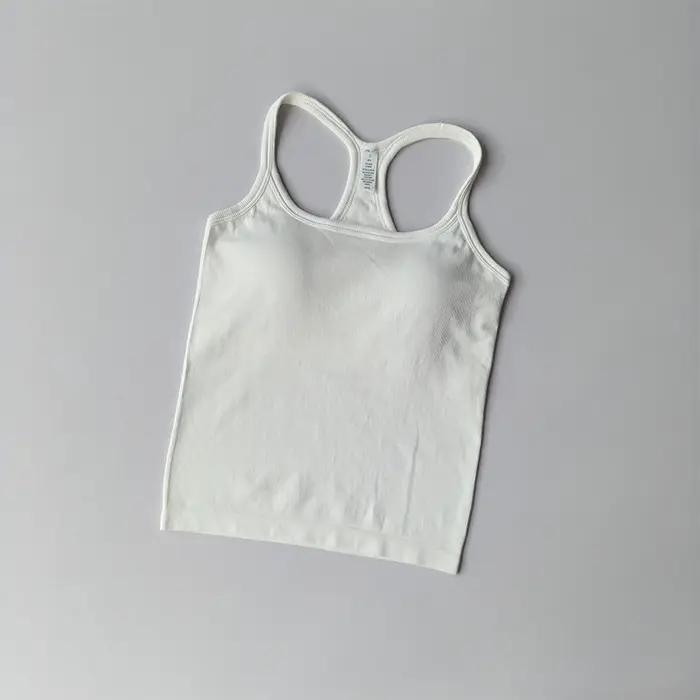 Gilet de sport Anti-choc, sous-vêtements de course à séchage rapide avec coussinet de poitrine, Fitn