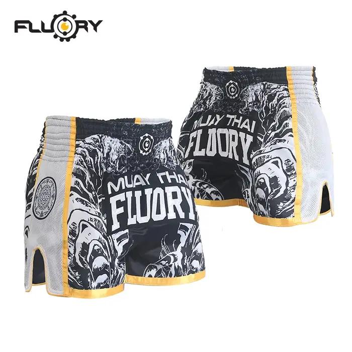 FLUORY – short de boxe thaïlandais, short Fairtex, Combat gratuit, Arts martiaux mixtes, pantalon d'