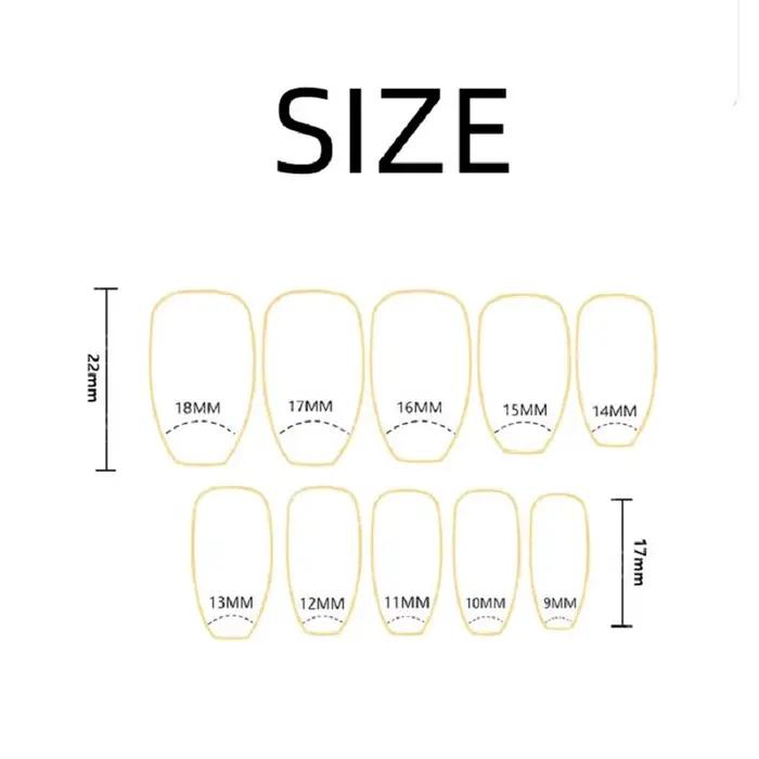 24 pièces/1 boîte faux ongles en damier en poudre d'or avec nœud rouge