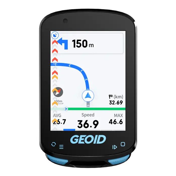 Ordinateur de vélo GPS GEOID navigation intelligente écran couleur odomètre sans fil ANT+ Wi-Fi compteur de vitesse pour cyclisme exploration découverte performance