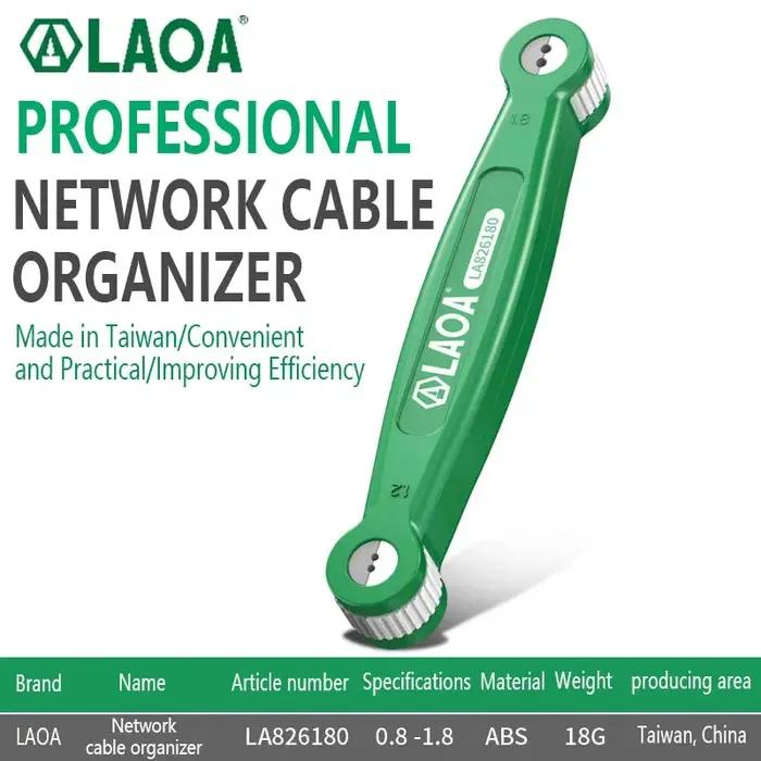 LAOA – outil de détorsion de câble réseau, lisseur de fil d'ingénieur de 0.8 à 1.8mm pour les outils