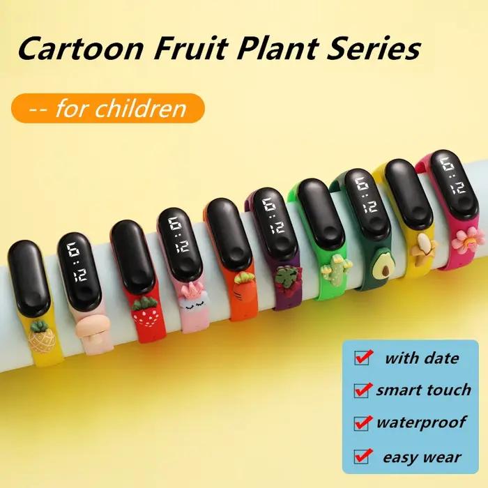 Montre de sport étanche dessin animé dinosaure licorne jouet bracelet garçon fille exploration plein air occasionnels
