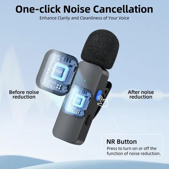BOYA BY-V – Mini Microphone Lavalier professionnel sans fil, pour iPhone, iPad, Android, diffusion e