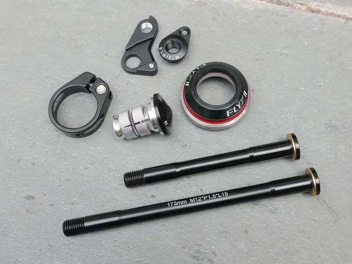 Axe traversant avant et arrière pour vélo de gravier, 100mm x 12mm, fourche avant, 142mm x 12mm, app