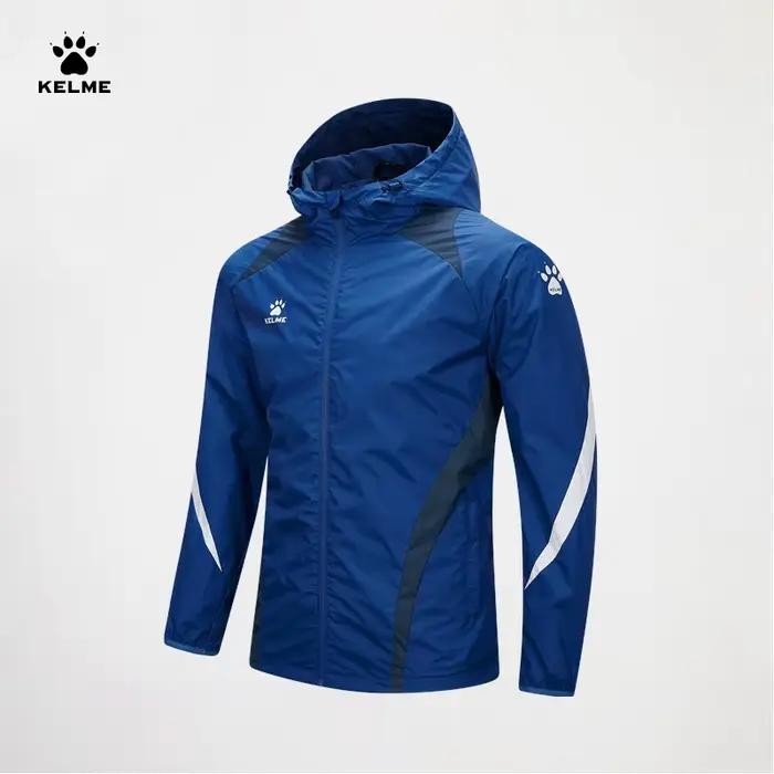 KELcloser-Veste de dehors Imperméable à Capuche pour Homme, Coupe-Vent, Tissé, Course en Plein Air
