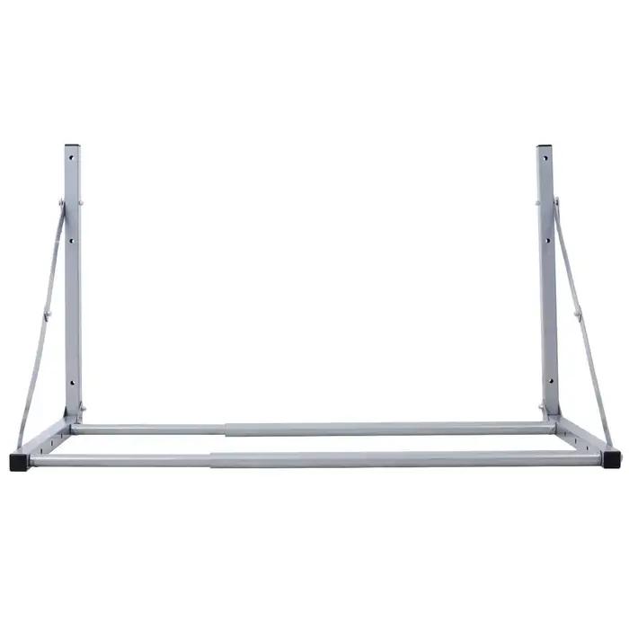 Dreamzon-Rangement mural pliable, 30.5 à 50.5 amarans de large, supporte 300 livres, argent
