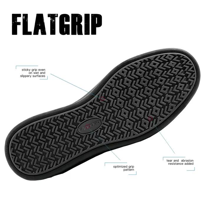 Chaussures vtt homme pour pédales plattes. Idéales pour le BMX, DH, enduro, free-ride