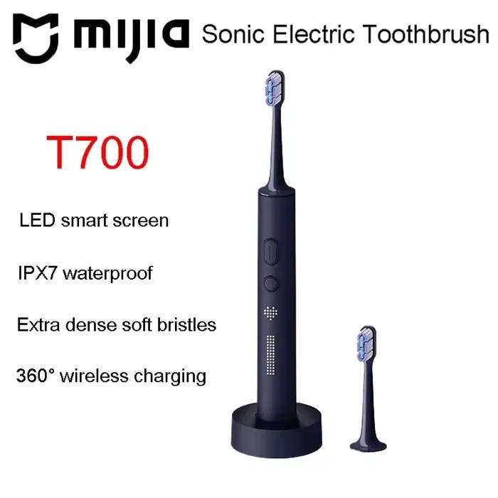 Brosse à dents électrique sonique MIJIA T700, blanchiment des dents, vibration ultrasonique, nettoya