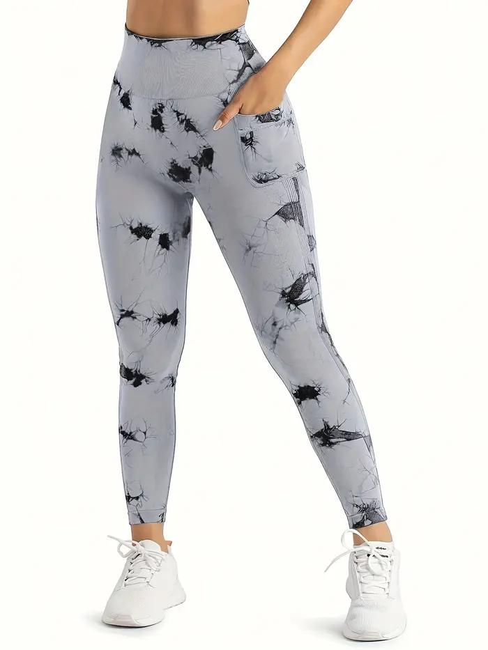 Leggings d'entraînement taille haute sans couture pour femmes, pantalons athlétiques de yoga avec po