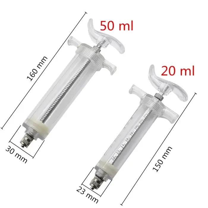 Ensemble de seringues 10ml/20/50ml, alimentation manuelle pour bébé oiseau, avec 6 Tubes de gavage i