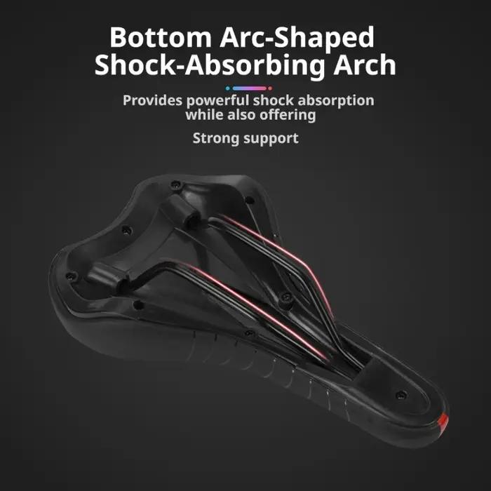 Selle de vélo ergonomique - Éponge haute résilience