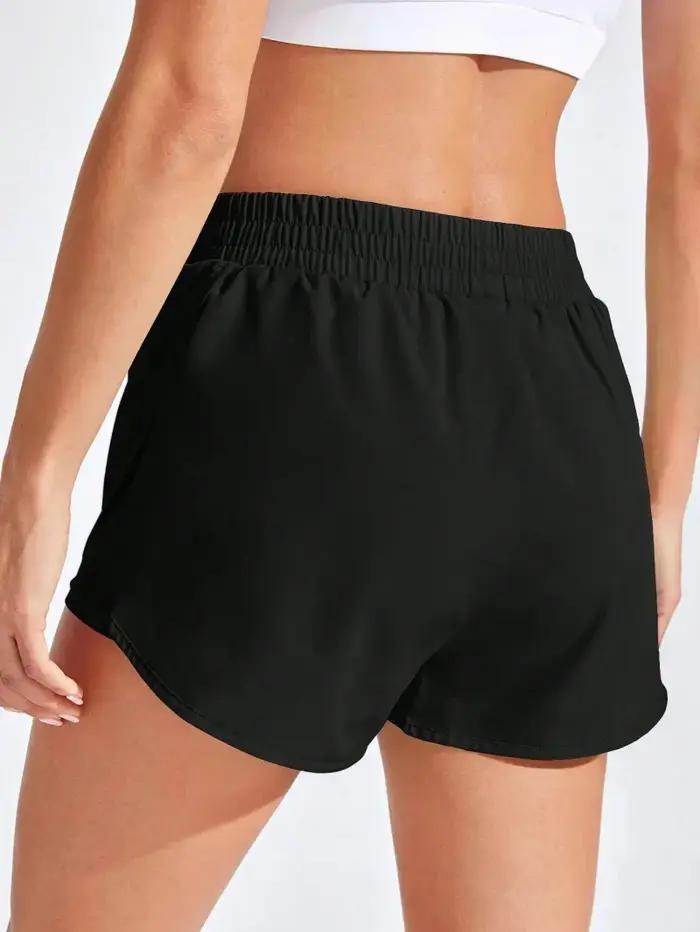 Shorts de yoga élastiques pour femmes - Leggings courts pour fitness, running et entraînement