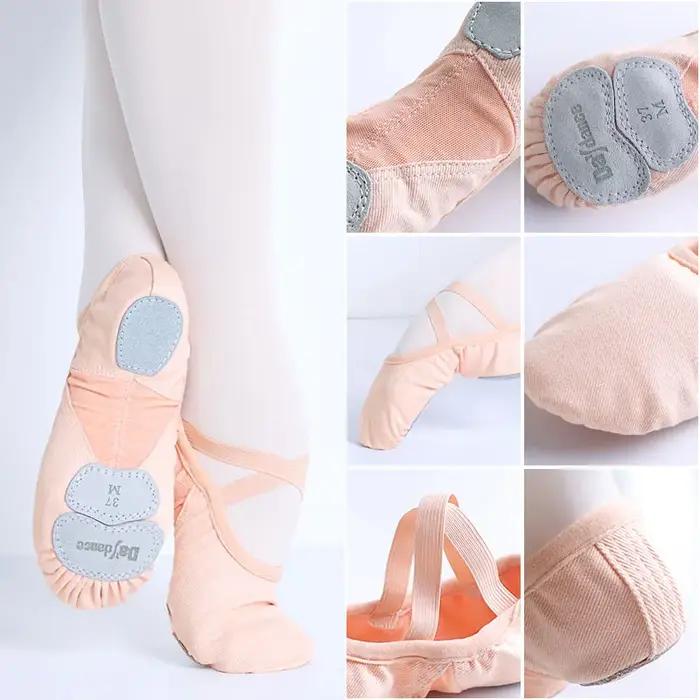 Chaussures de ballet pour femmes et filles, chaussures de danse, académie de danse, trois l'offre el