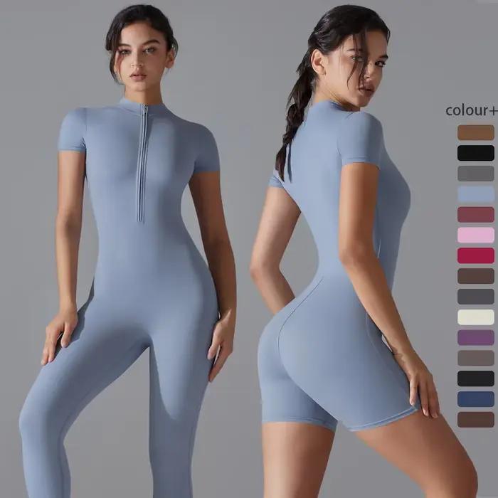 Body de sport femme respirant séchage rapide - Yoga, fitness, entraînement push-up confort