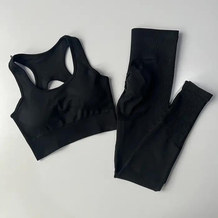 Soutien-gorge de sport antichoc, Leggings, Fitness professionnel, beauté du dos, séchage rapide, tai