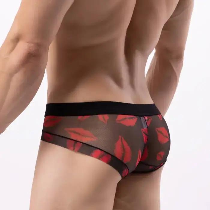 Slips respirants pour hommes en maille douce coupe basse confortables pour activités physiques et entraînement quotidien