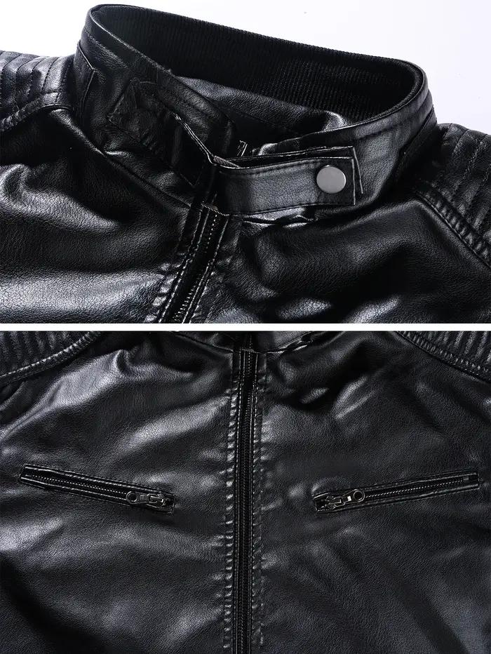Veste de course en simili cuir, vestes de course de motard surdimensionnées, Streetwear unisexe