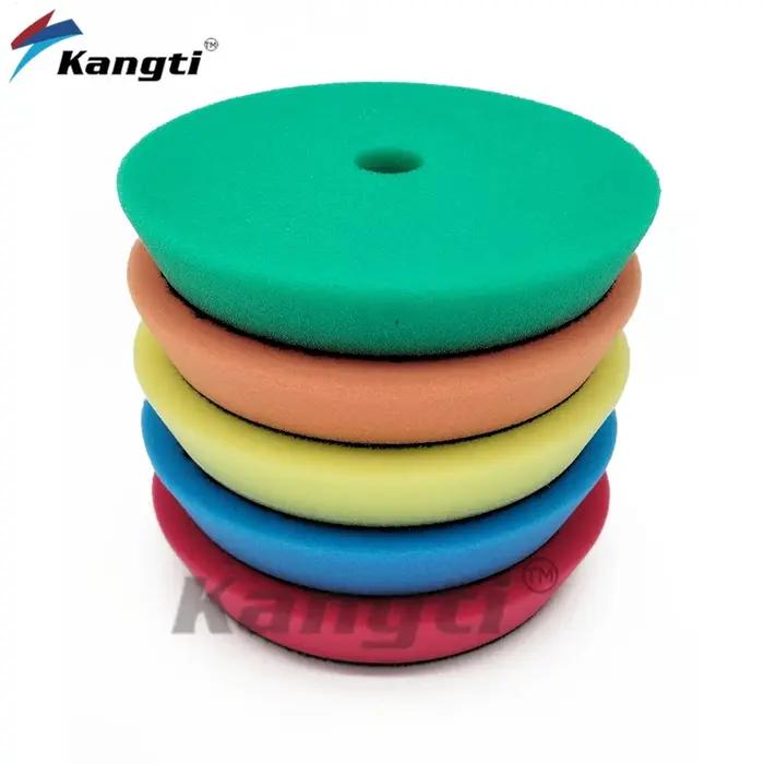 Kit de tampons de polissage pour voiture, 3/5/6 pouces, éponge de polissage auto-adhésive, roue en l