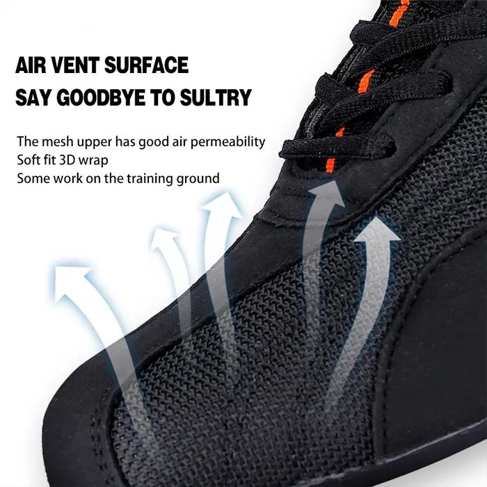 Chaussures de boxe Wagg homme femme - Chaussures entraînement force sanda adultes enfants