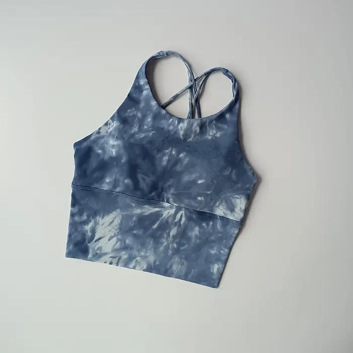 Lingerie de sport Sexy, combinaison de course antichoc, soutien-gorge d'entraînement, Fitness, teint
