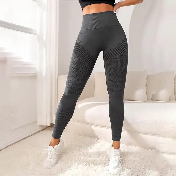 Leggings de Fitness pour femmes, taille haute, sans couture, vêtements de sport, respirant, pour ent