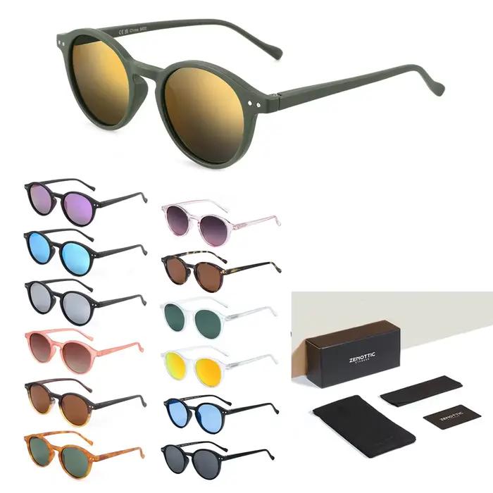 ZENOTTIC rétro lunettes de soleil polarisées 2023 2024 hommes femmes Vintage petit cadre rond