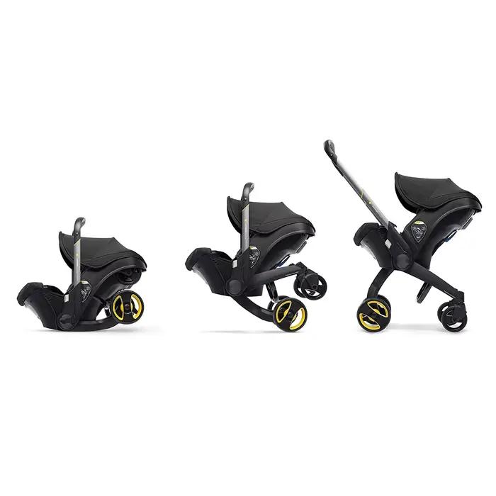 Poussette bébé, siège auto, landau léger pour nouveau-né, bidirectionnel, pliable facilement, 3 en 1