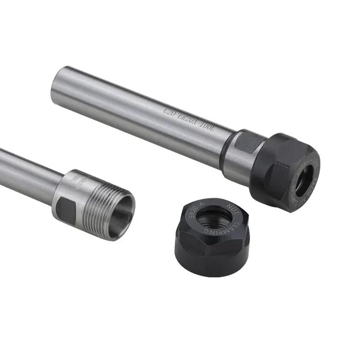 Support de mandrin à pince C10/C12/C16/C20/C25/C32/C40 pour ER8-ER25A/ER11-32M/UM, tige d'extension