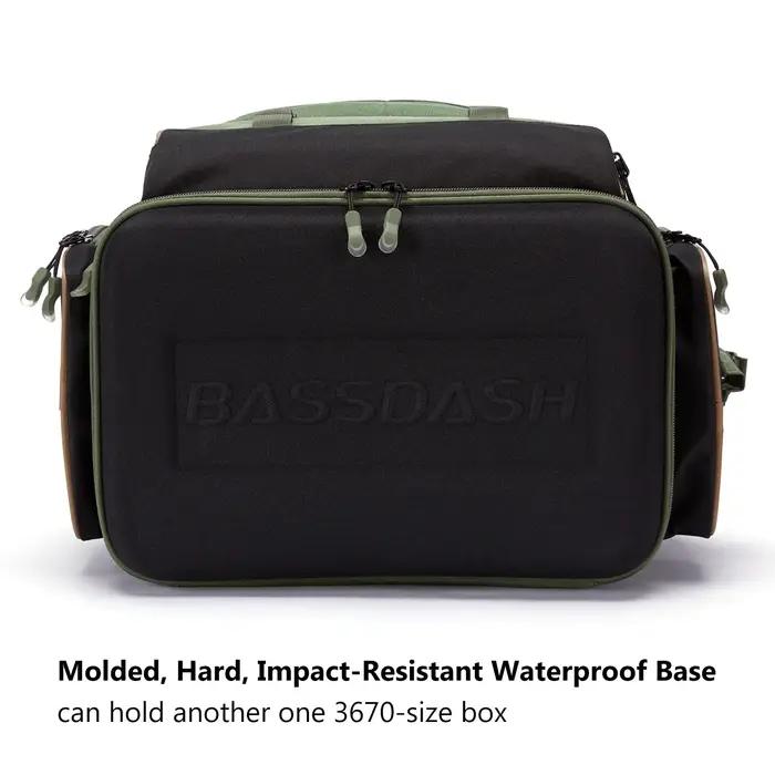 Bassdash Multifonctionnel De Pêche Sac À Dos Léger Tactique Doux S'attaquer Boîte avec Housse De Pro