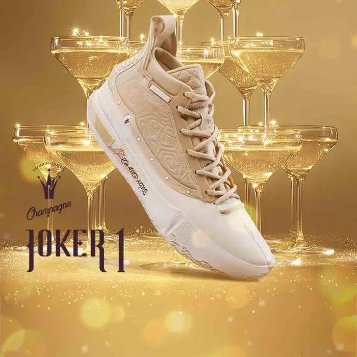 361 Degrees Joker 1 Chaussures de basket-ball de combat pour hommes Jokic, baskets montantes antidér