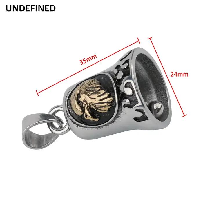 Cloche de moto universelle en acier inoxydable, pour Harley Indian Scout Touring Softail Dyna Bobber