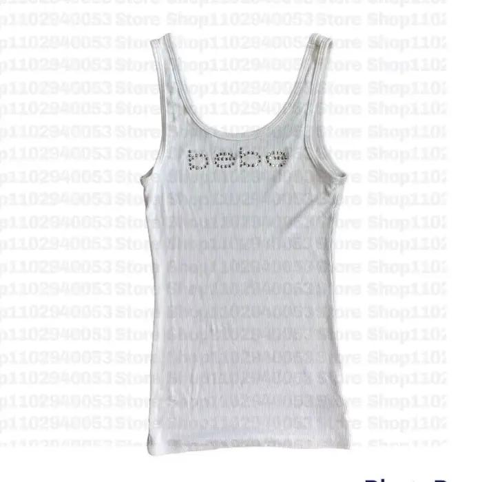Débardeur Vintage sans manches avec lettres imprimées, haut court de personnalité, Slim, Streetwear,