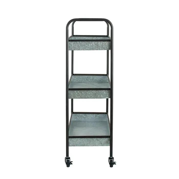 Étagère Galvanisée à 3 Niveaux, 35x12.5x40 Pouces