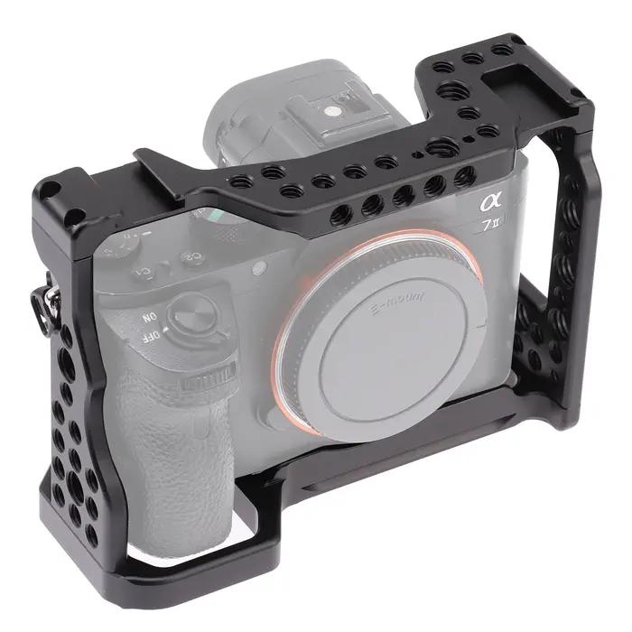 Appareil photo avec support de sabot froid pour lumière LED, alliage d'aluminium, appareils photo po