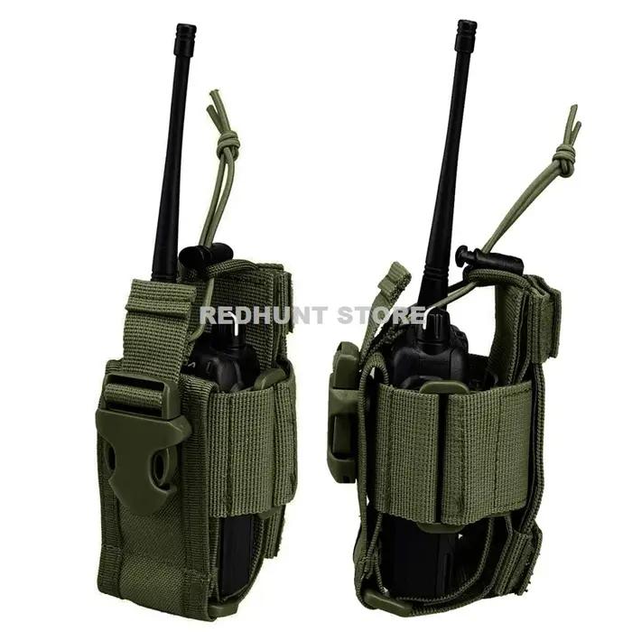 Sac de support de Radio tactique réglable, étui de Radio bidirectionnel Molle, support de pochette,
