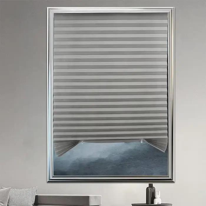 Store occultant pour fenêtre, stores plissés, abat-jour sans fil, filtrage de la lumière, pour salle