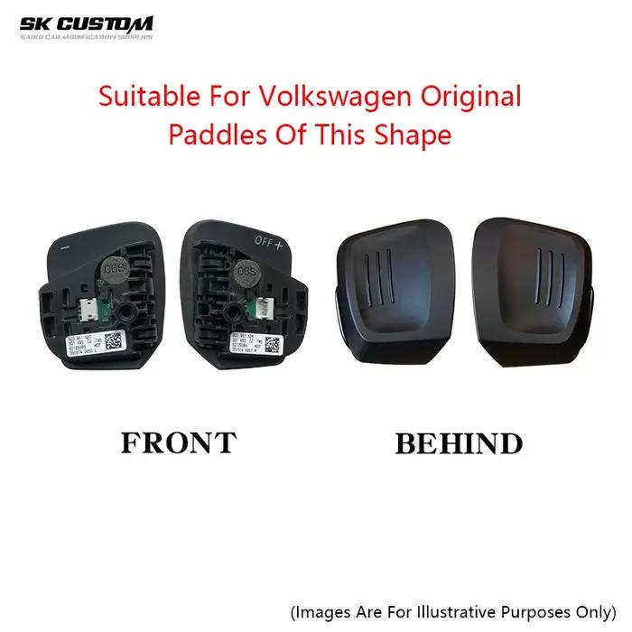 SK personnalisé pour Volkswagen Golf 8 MK8 GTI R ligne voiture en Fiber de carbone volant palette ma