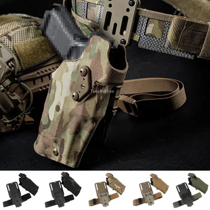 Étui de pistolet tactique pour Glock17 Gen4 G19, avec X300 X300U, léger, à dégagement rapide, pour j