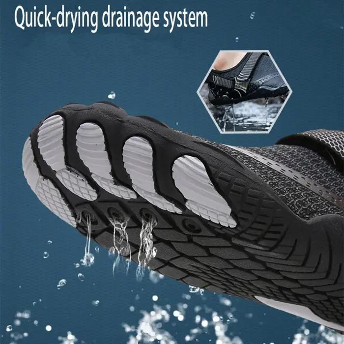 Chaussures d'eau unisexes, chaussures de plage à séchage rapide, baskets respirantes pour hommes, pi