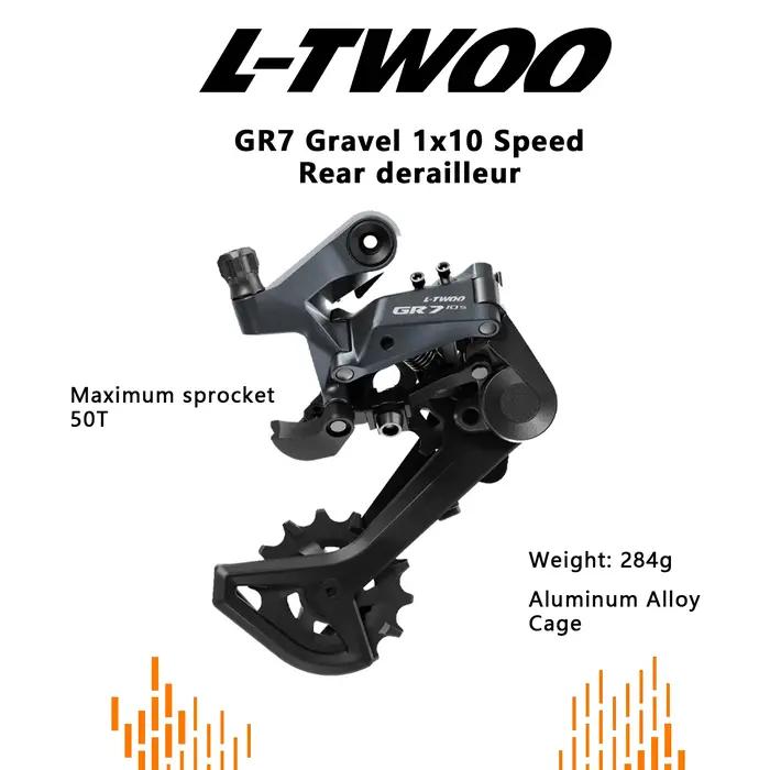 Ensemble de vitesses 1x10 LTWOO GR7 avec levier R/L dérailleur arrière et cassette ZRACE pour vélos à gravier et cyclo-cross