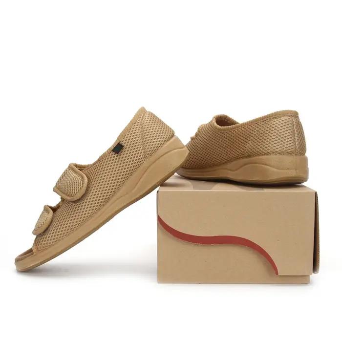 Chaussures élargies pour diabète et personnes âgées - Taille réglable, valgus et gonflement des pieds