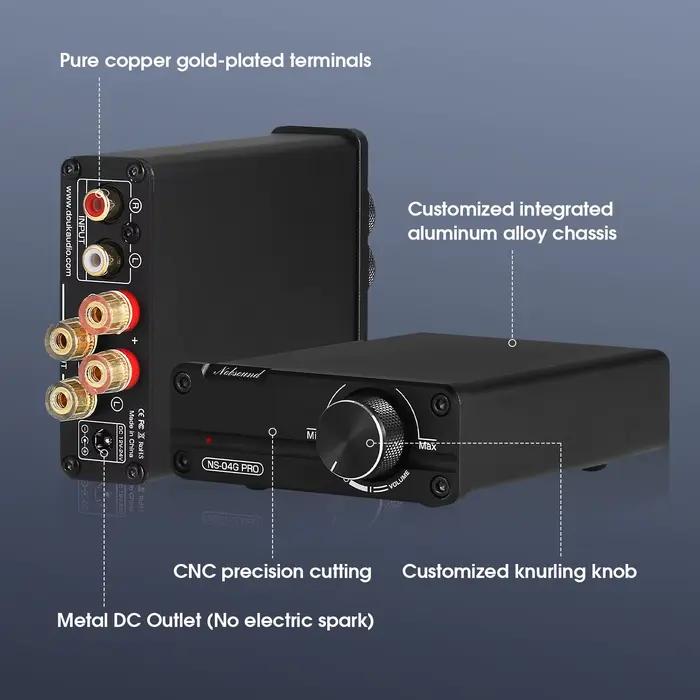 Douk Audio NS-04G PRO TPA3116 Amplificateur numérique de classe D Stéréo HiFi Amplificateur de puiss