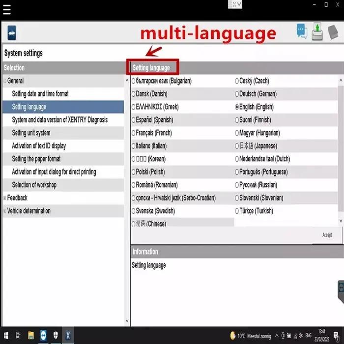 Le plus récent logiciel 2023.12 MB STAR sd C4/C5/C6 xentry DAS installer ou mise à niveau en ligne x