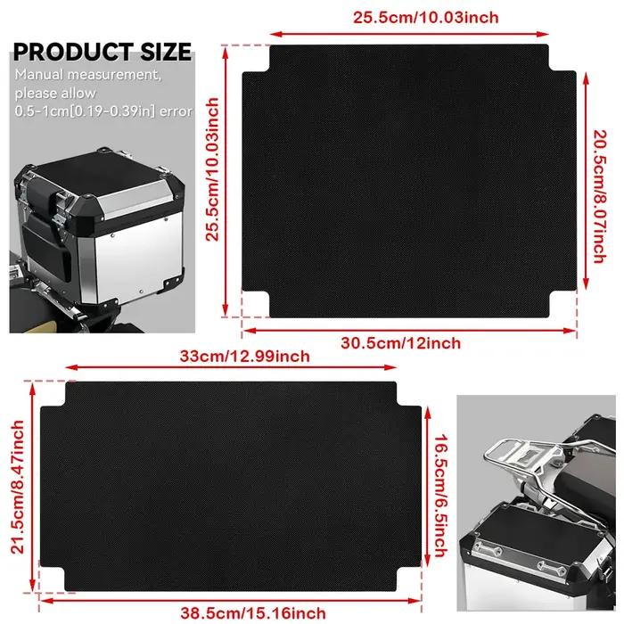 Ensemble de housses de sacoches latérales en cuir PVC, coussinets, valises à bagages, BMW Runder GS