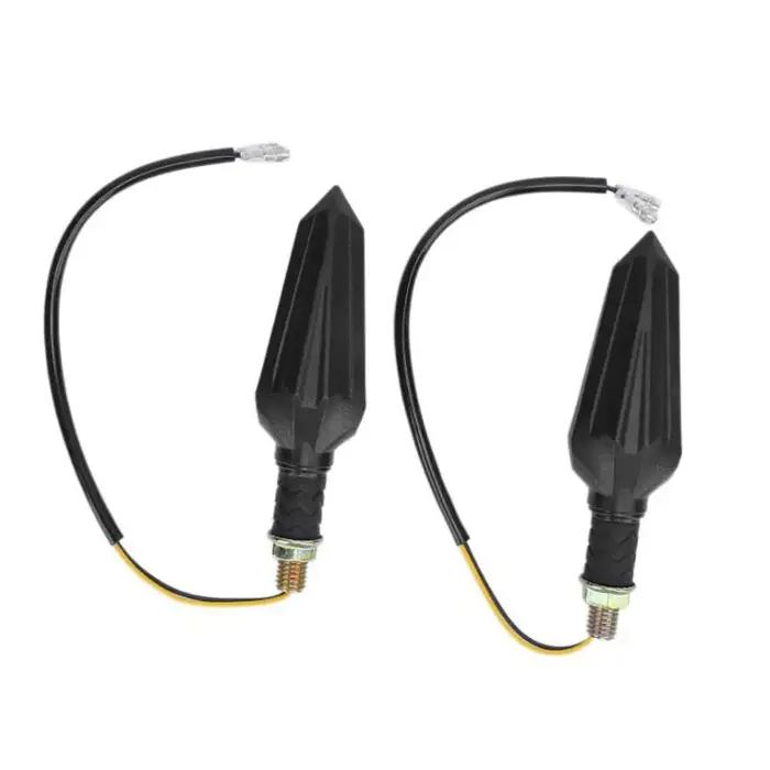 Clignotants de moto E24, clignotant coulant, 12led, indicateur de clignotant ambre, 12V, M10, marque