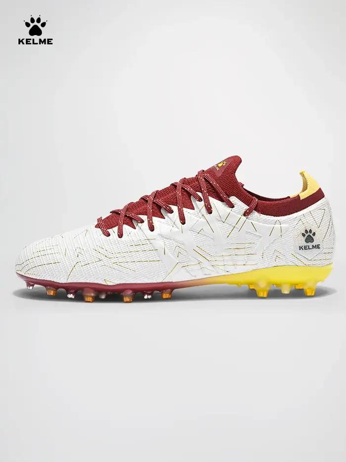 Bottes de football KELME maladie électrique 3.0 chaussures à pointes courtes pour match entraînement professionnel MG multi-ground adaptées aux joueurs de haut niveau
