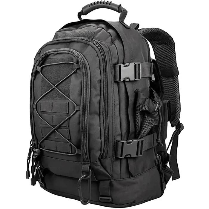 Sac à dos tactique Extra Large 60L pour hommes et femmes, résistant à l'eau en plein air, de randonn